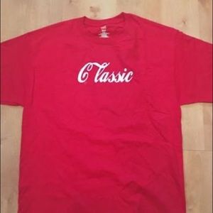 Classic red Tee.